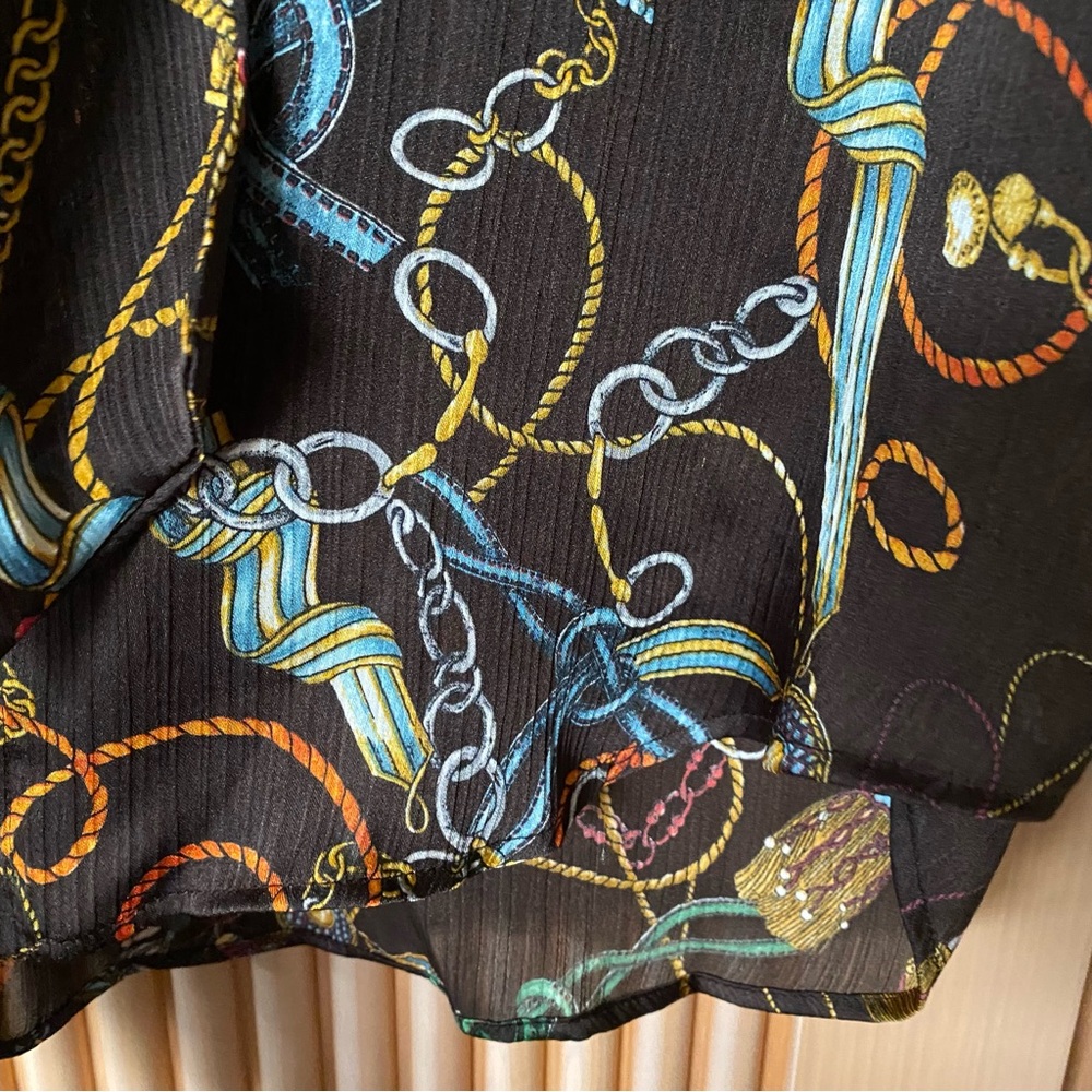 Zara chain print blouse - Picture 5 of 10